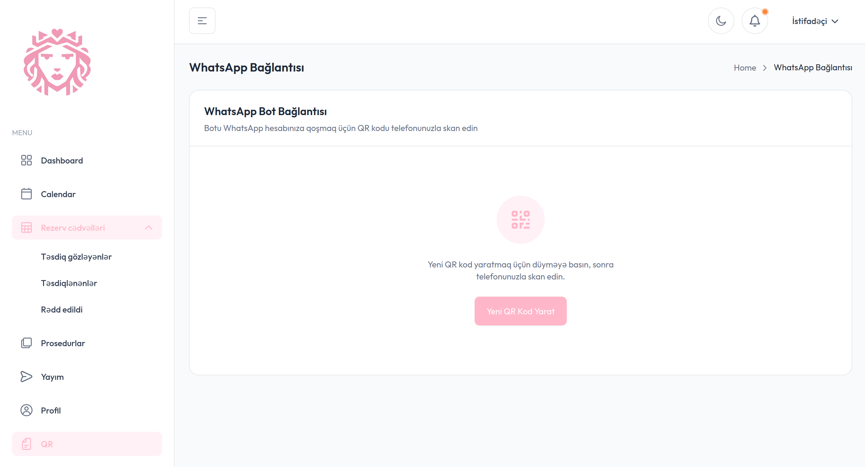 WhatsApp bot QR bağlantısı